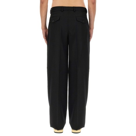 lanvin wide leg pants