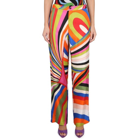 pucci silk twill pants