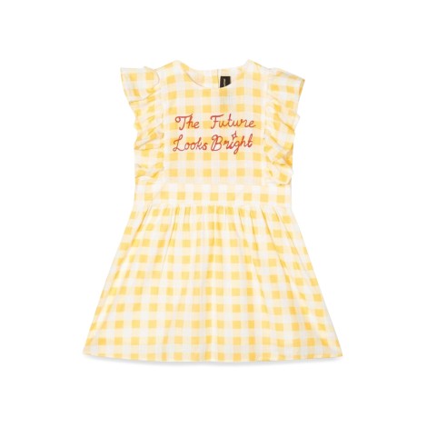 mini rodini gingham check woven dress