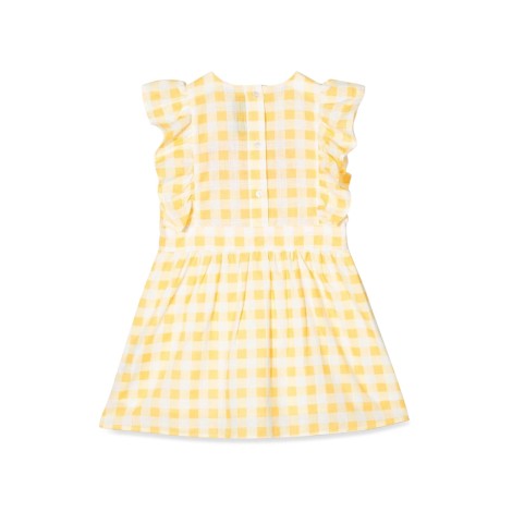 mini rodini gingham check woven dress