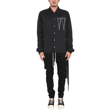 rick owens drkshdw oversize fit shirt jacket