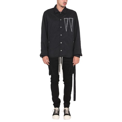 rick owens drkshdw oversize fit shirt jacket