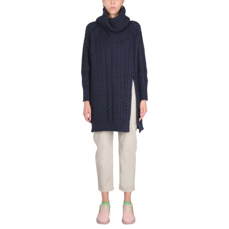 stella mccartney cape with aran seams