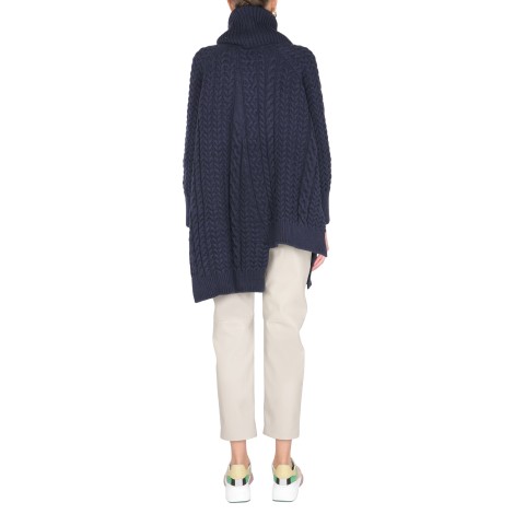 stella mccartney cape with aran seams