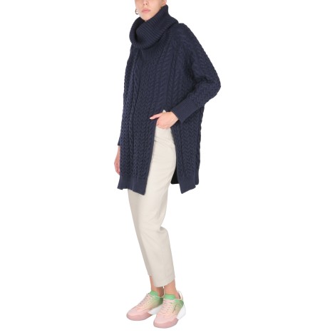 stella mccartney cape with aran seams