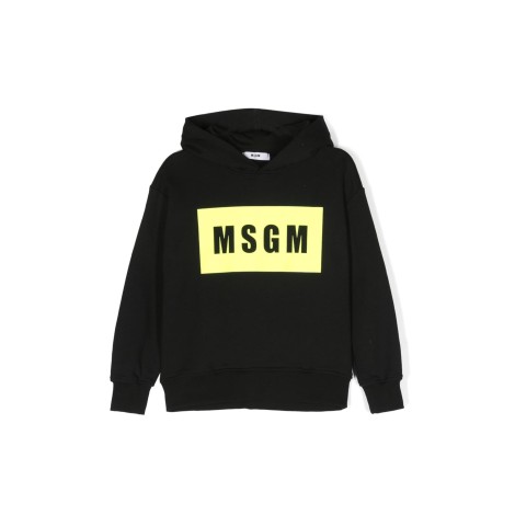 msgm over hoodie