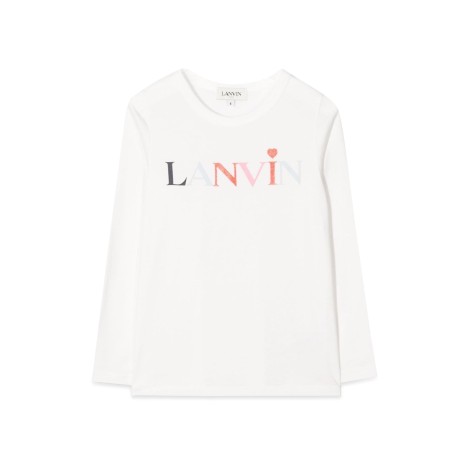 lanvin t-shirt con logo