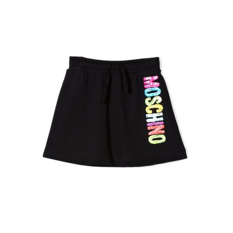 moschino gonna jogging con logo