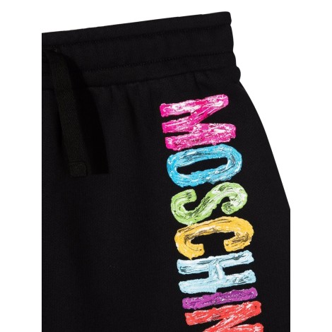 moschino gonna jogging con logo