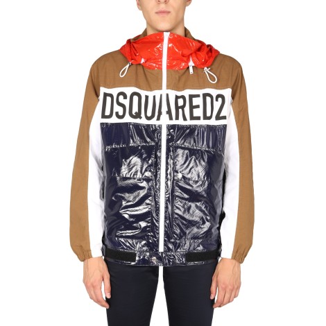 dsquared technical fabric bomber