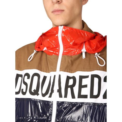 dsquared technical fabric bomber