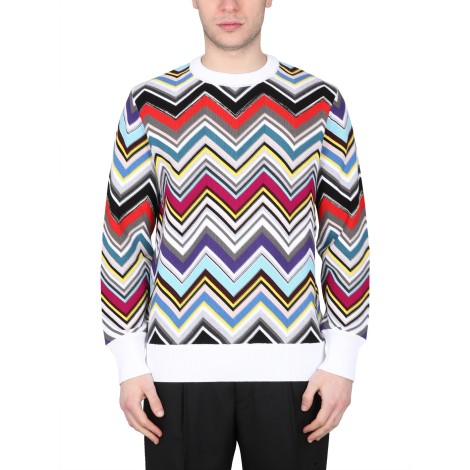 missoni wool crew neck sweater