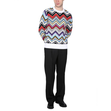 missoni wool crew neck sweater