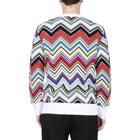 missoni wool crew neck sweater