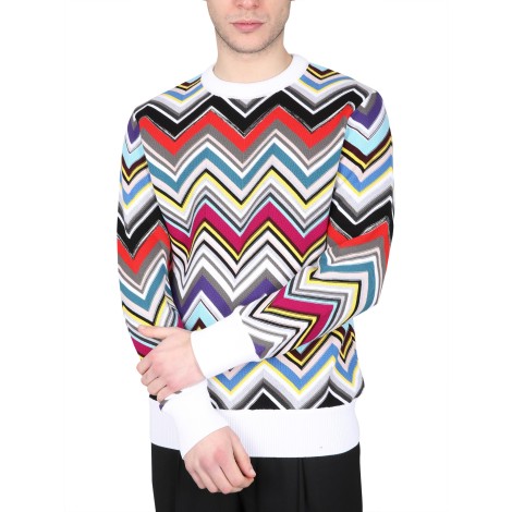 missoni wool crew neck sweater