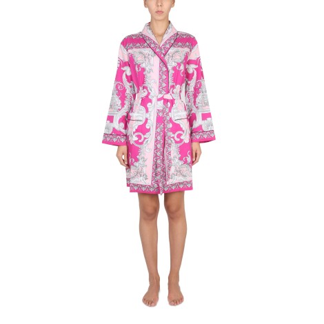 versace baroque pattern robe