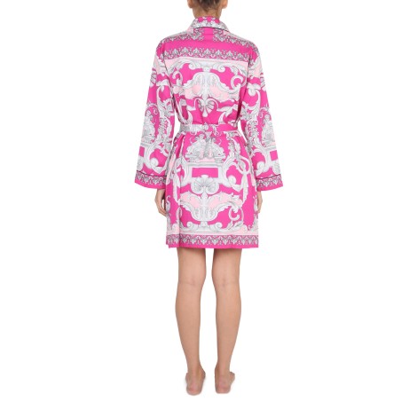 versace baroque pattern robe