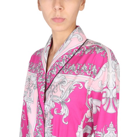 versace baroque pattern robe