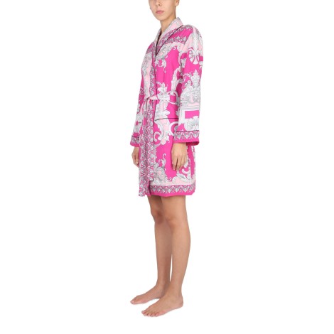 versace baroque pattern robe