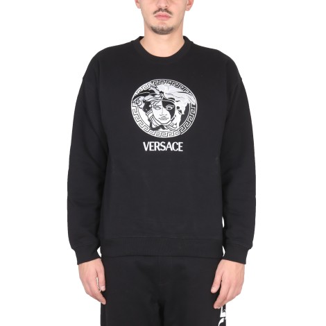 versace sweatshirt with medusa logo