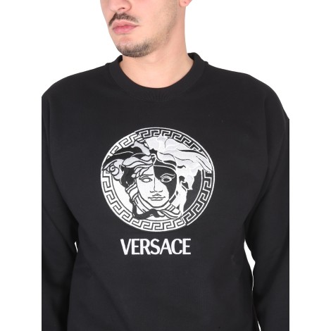 versace sweatshirt with medusa logo