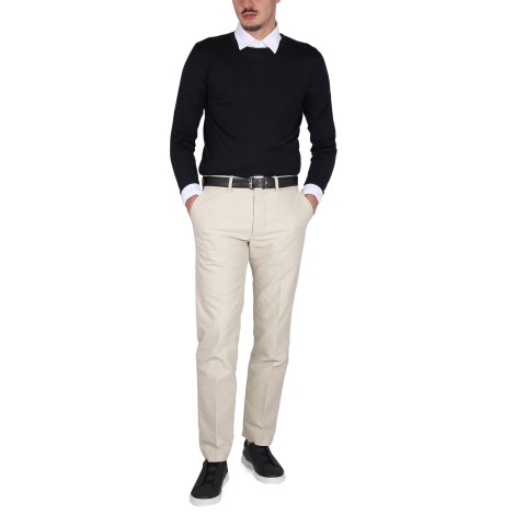 zegna cashmere and silk crewneck sweater