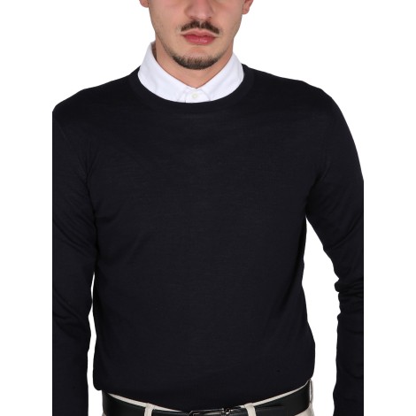 zegna cashmere and silk crewneck sweater