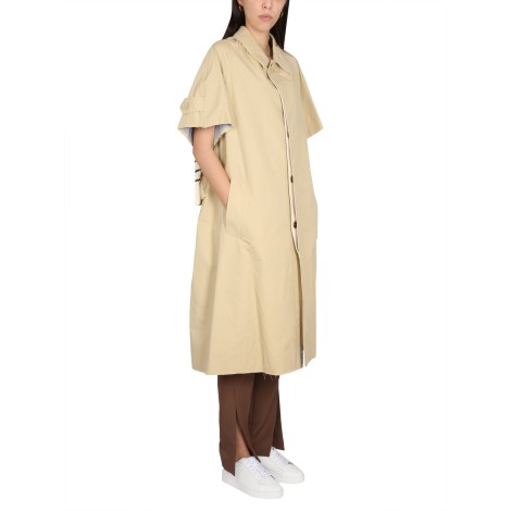 jejia trench coat with contrasting back