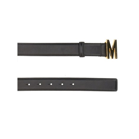 moschino logo belt m