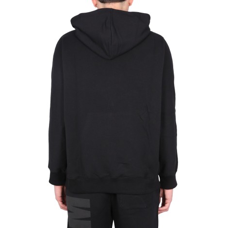 msgm sweatshirt with maxi logo