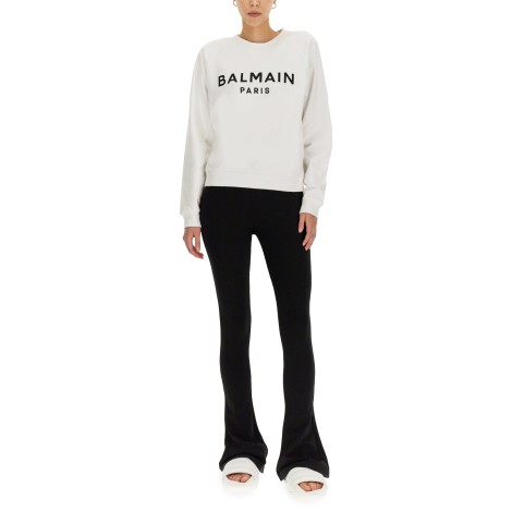 balmain sweatshirt with logo print