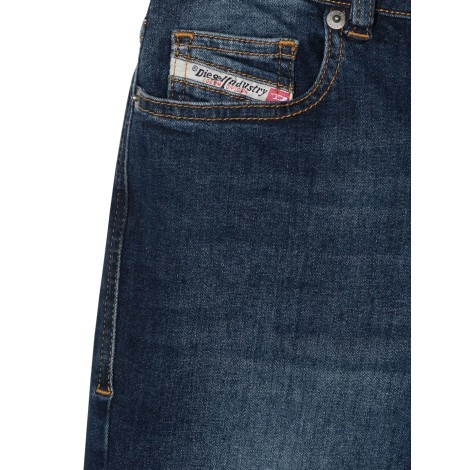 diesel kids washed stretch denim jeans