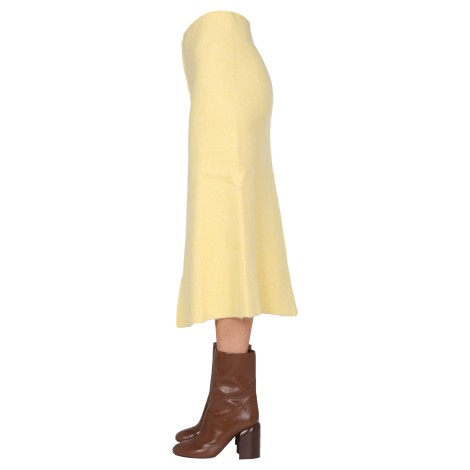 jil sander midi skirt