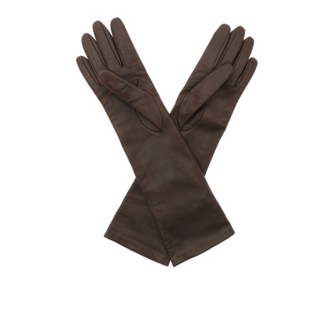 Max Mara - Afide Gloves in Nappa Brown