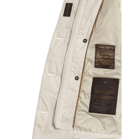 Moorer - Double-breasted Puffer Jacket Ivory