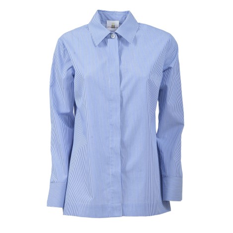 Eleven88 - Shirt Rigata blu