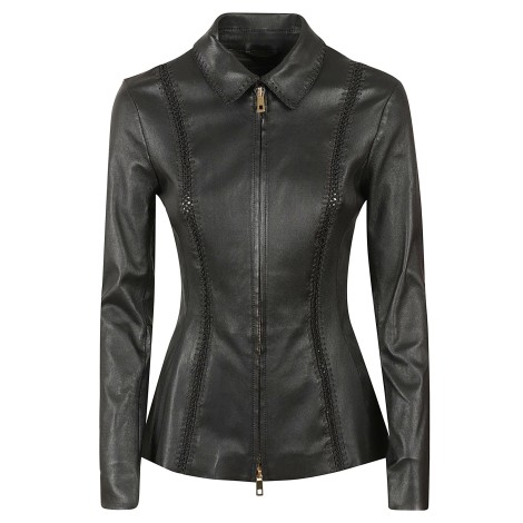 Desa - Leather Jacket Black