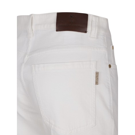 jeans bordo alto White