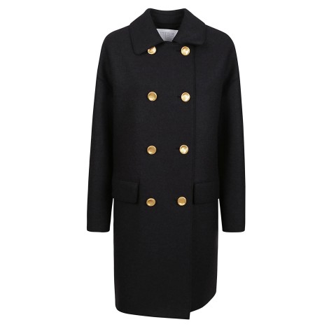 Harris Wharf London - Cappotto in Lana Black