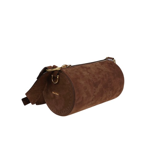 Max Mara - Borsa a Tracolla Nabuk Roll