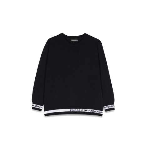 emporio armani crewneck pullover