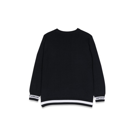 emporio armani crewneck pullover