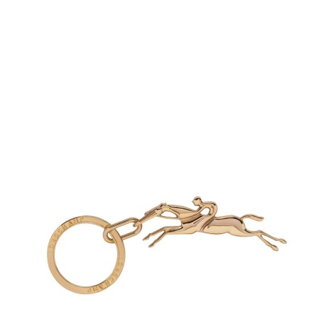 Longchamp `Metal Horse` Key Ring