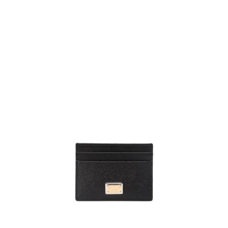 Dolce & Gabbana Card Holder With Branded Plate