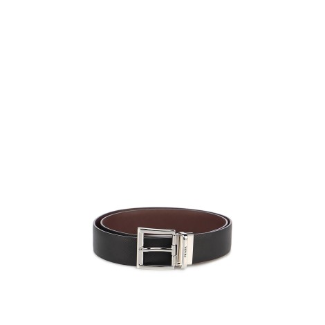 Prada Saffiano Leather Reversible Belt