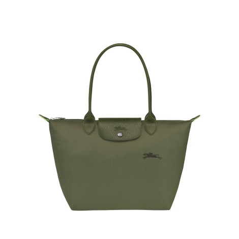 Longchamp `Le Pliage Green` Medium Tote Bag