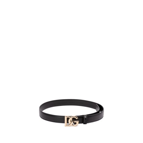 Dolce & Gabbana `Dg` Logo Belt