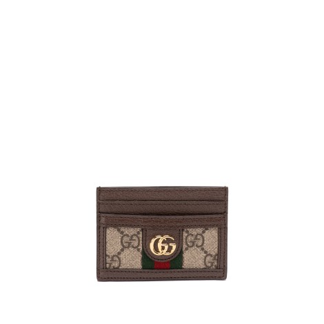 Gucci `Ophidia Gg` Card Case Wallet