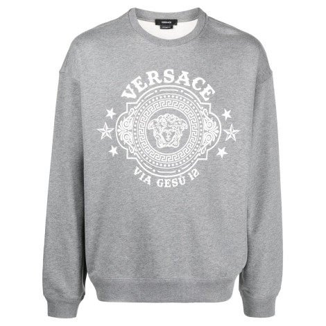 Versace `Medusa Badge` Print Sweatshirt