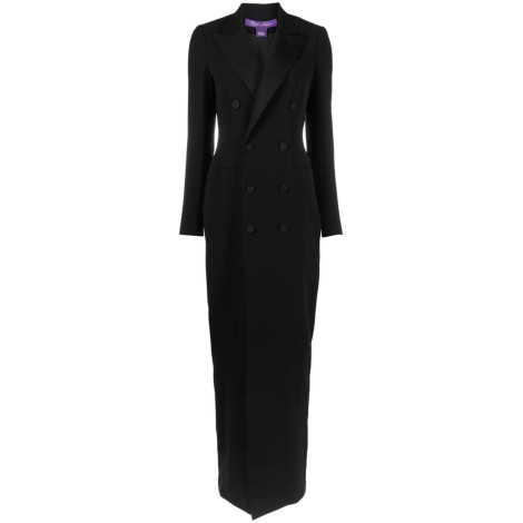 Ralph Lauren `Kristian` Long Sleeve Evening Dress